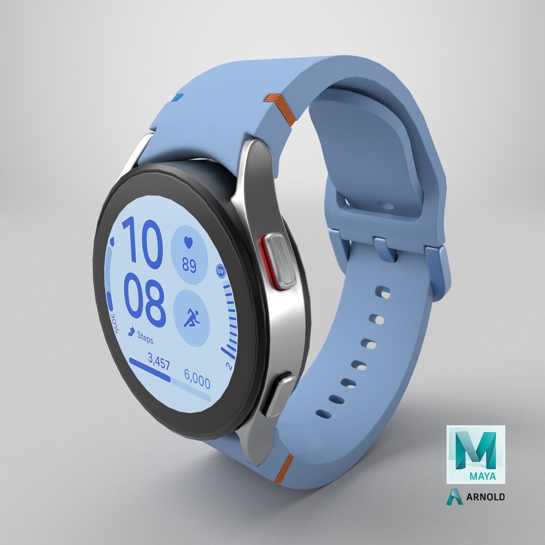 Samsung Galaxy Watch FE Silver model https://p.turbosquid.com/ts-thumb/C9/aWOkBh/Hy/stemcell_maya_arnold_render/png/1720618423/1920x1080/fit_q87/2ea26a0d6c8468e086195fc9056388a3f059c4a6/stemcell_maya_arnold_render.jpg