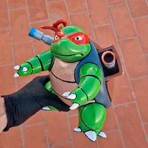 ShellShock Hybrid - ninja turtle blastoise pokemon3d model 3D print model 3D