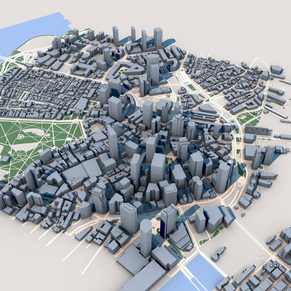 modelo 3d Ciudad de Boston - TurboSquid 2396609