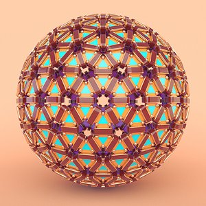 abstract ball 3D model