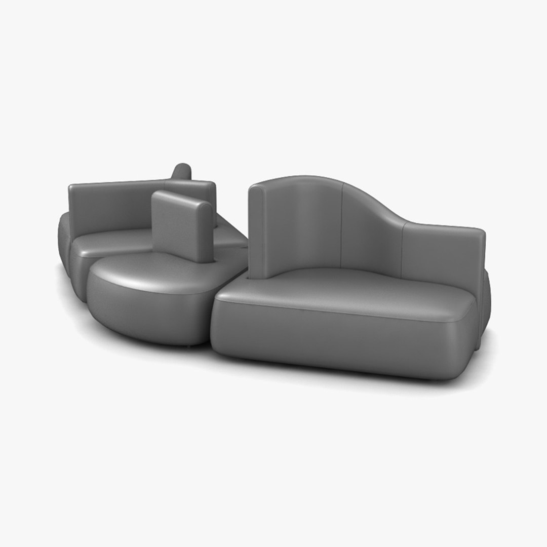 3D BoConcept Ottawa Sofa model TurboSquid 1959796