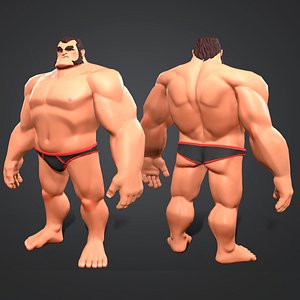 3D Cartoon male character Herman