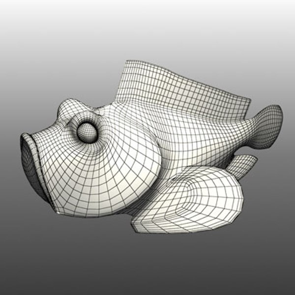 stonefish fish 3d max