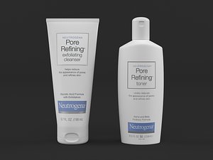 neutrogena pore refining facial 3D model