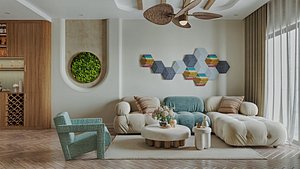 3D Open space of sneech 02 - MAX FBX OBJ SKP Simlab Collada