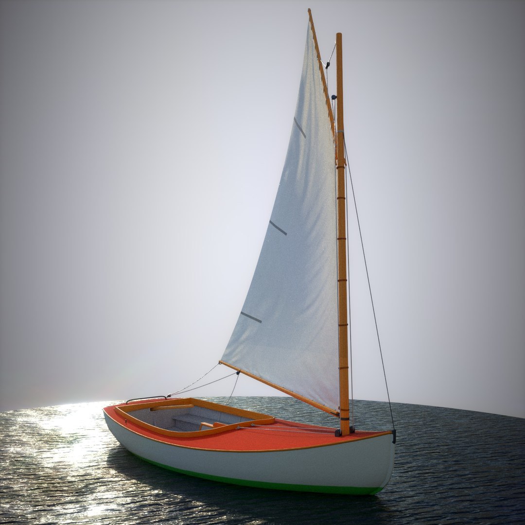 3d Sailboat Sailing Vessel Model