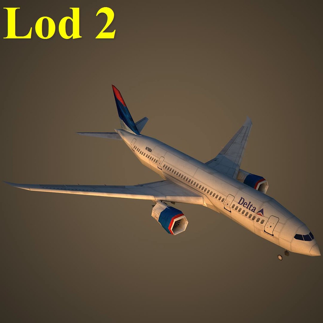 3d Boeing Dal Model