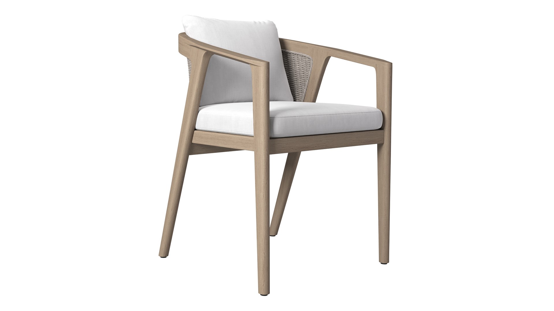 Malta Teak Armchair 3D model TurboSquid 2129919