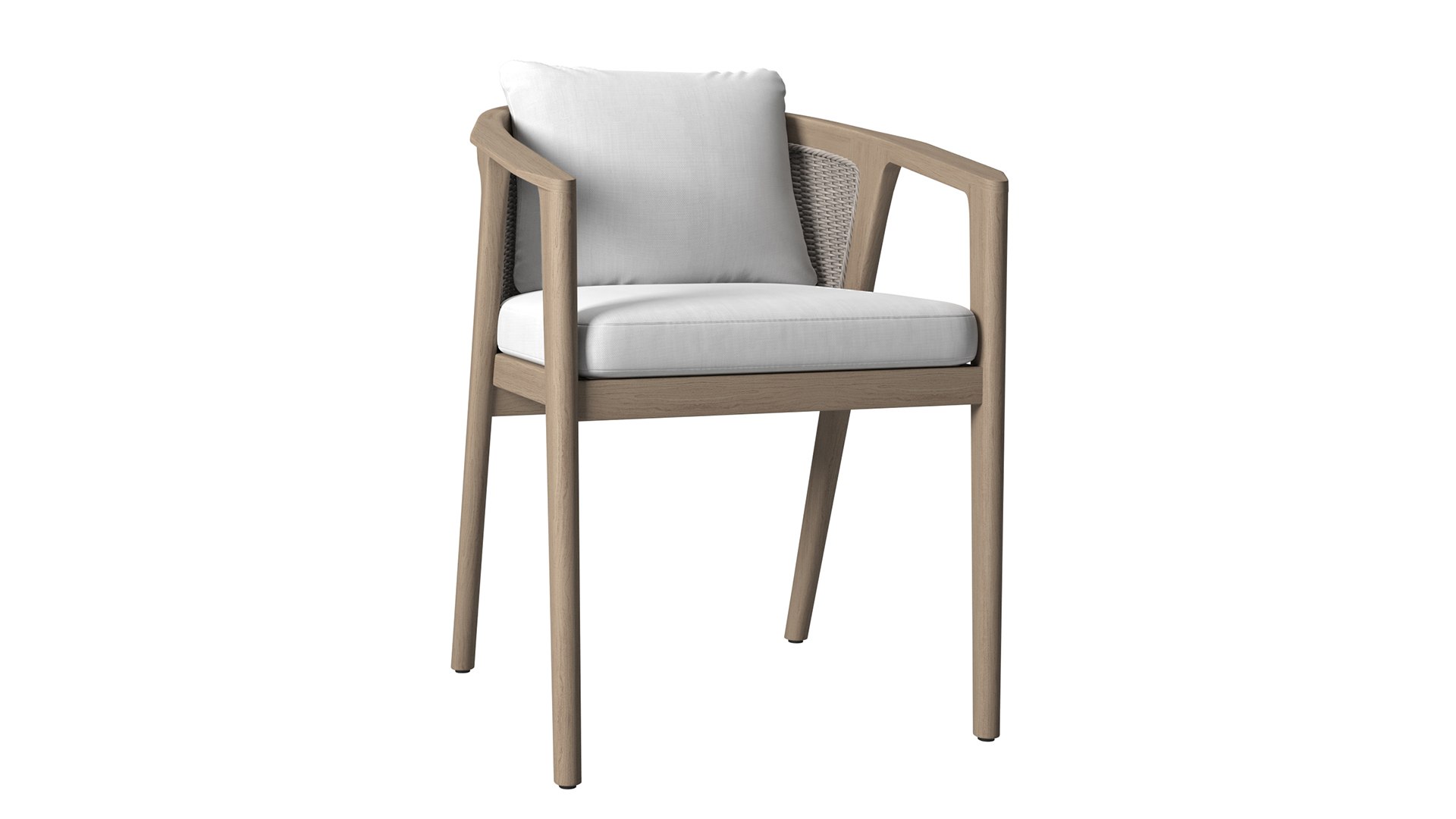 Malta Teak Armchair 3D model TurboSquid 2129919