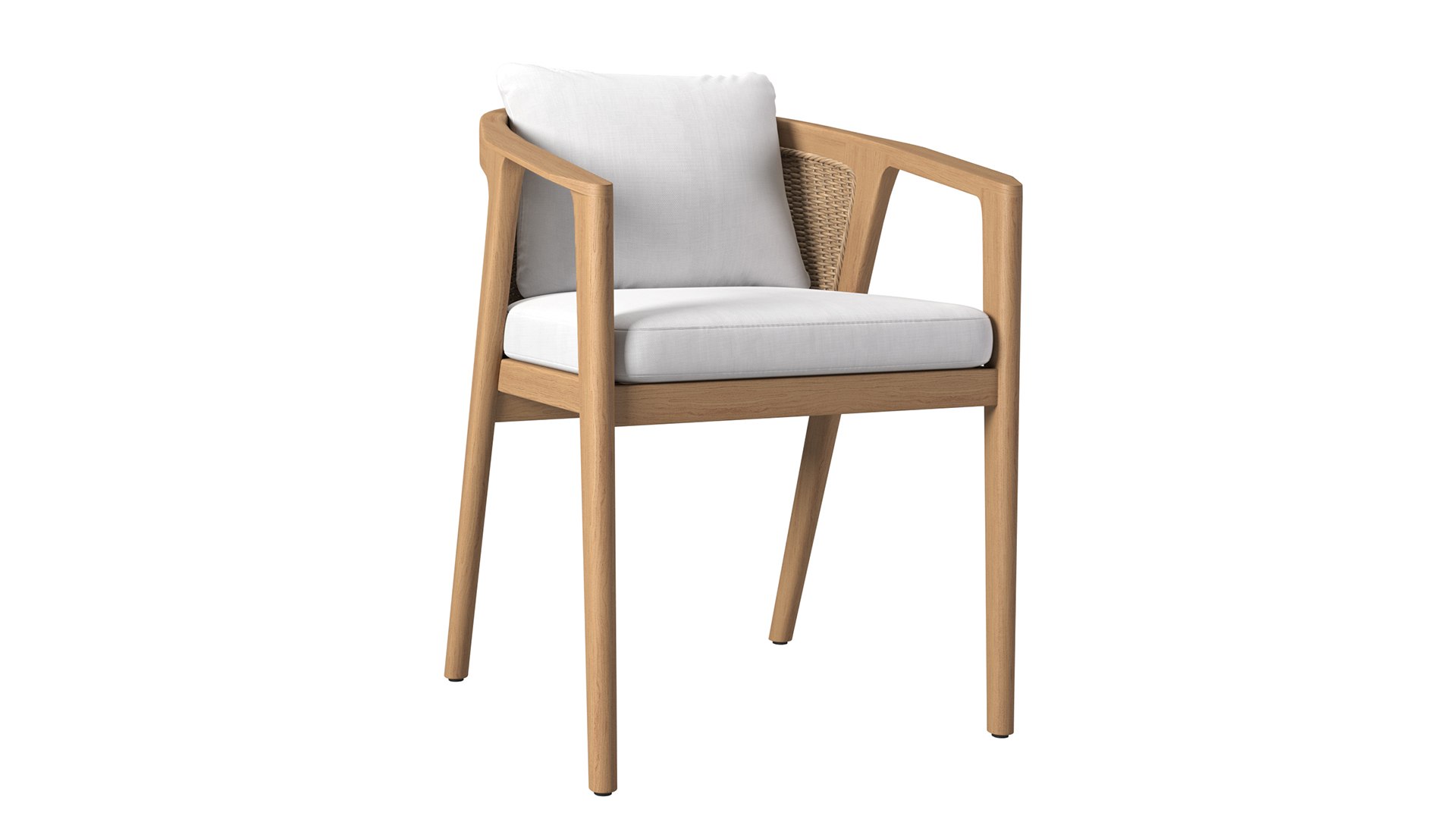 Malta Teak Armchair 3D model TurboSquid 2129919