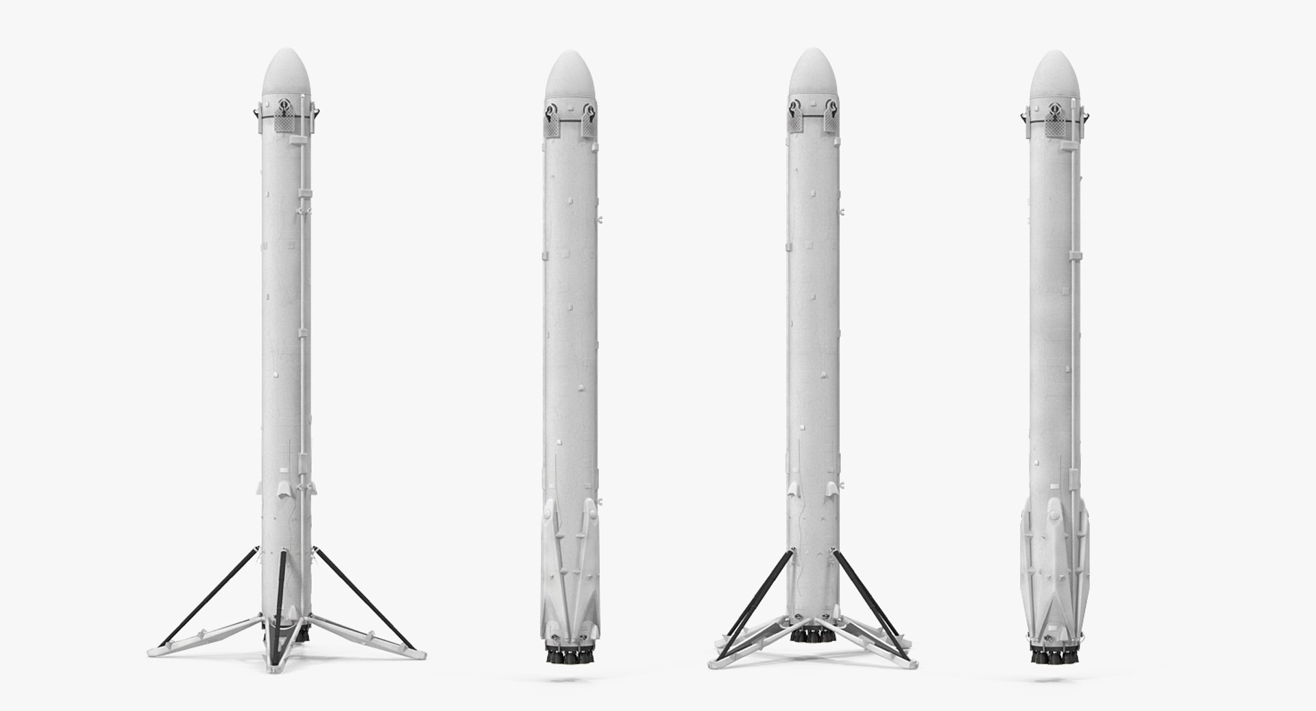 3D Launching Rocket Booster Landing - TurboSquid 1365951