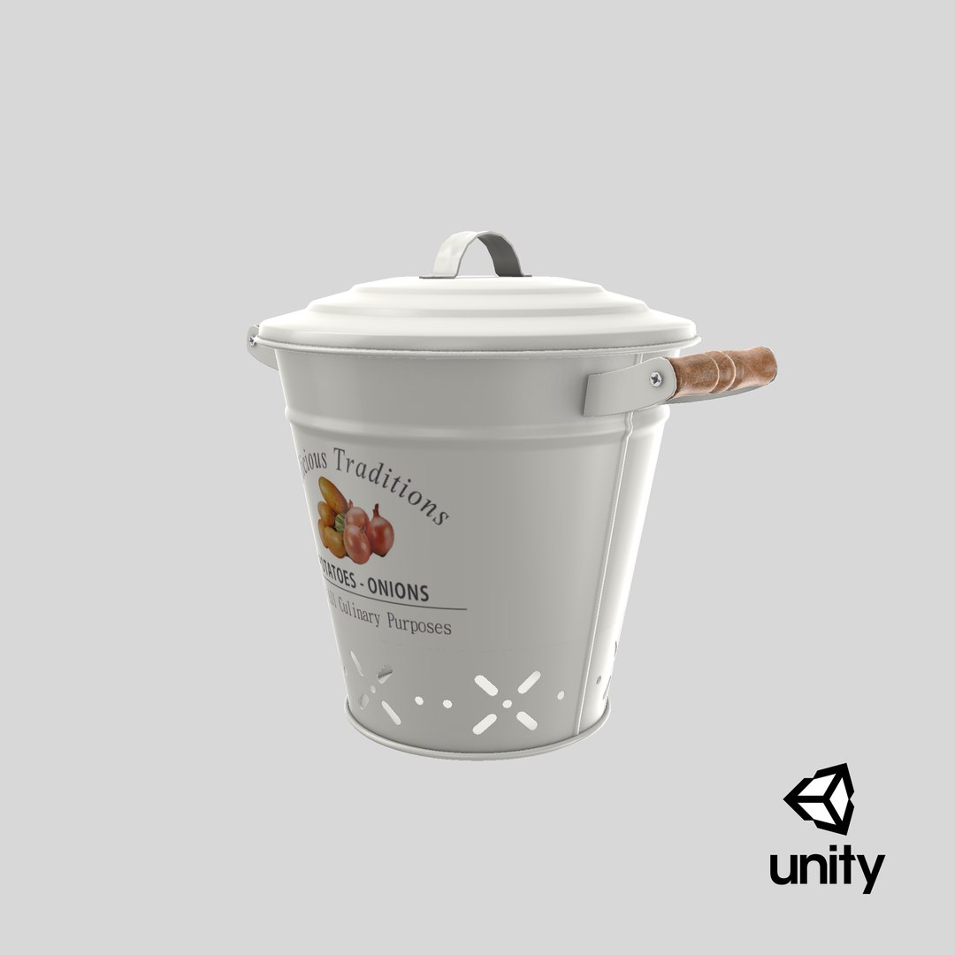 Bucket potato model TurboSquid 1262739