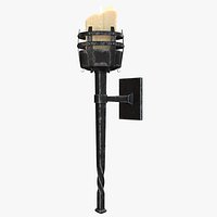 Candle Wall Sconce 8K PBR Textures