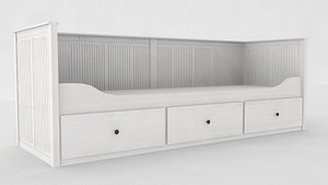 Modello 3D Letto Hemnes Ikea - TurboSquid 1314251