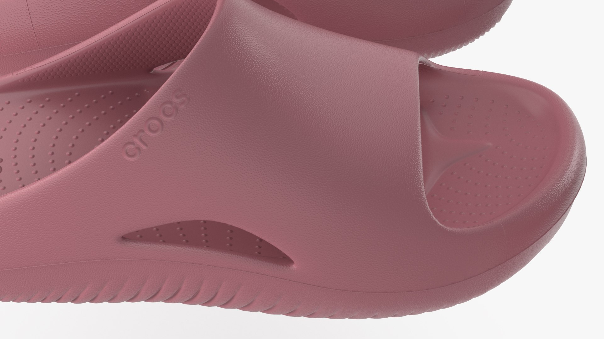 Crocs Mellow Slide Pink 3D Model - TurboSquid 2207092