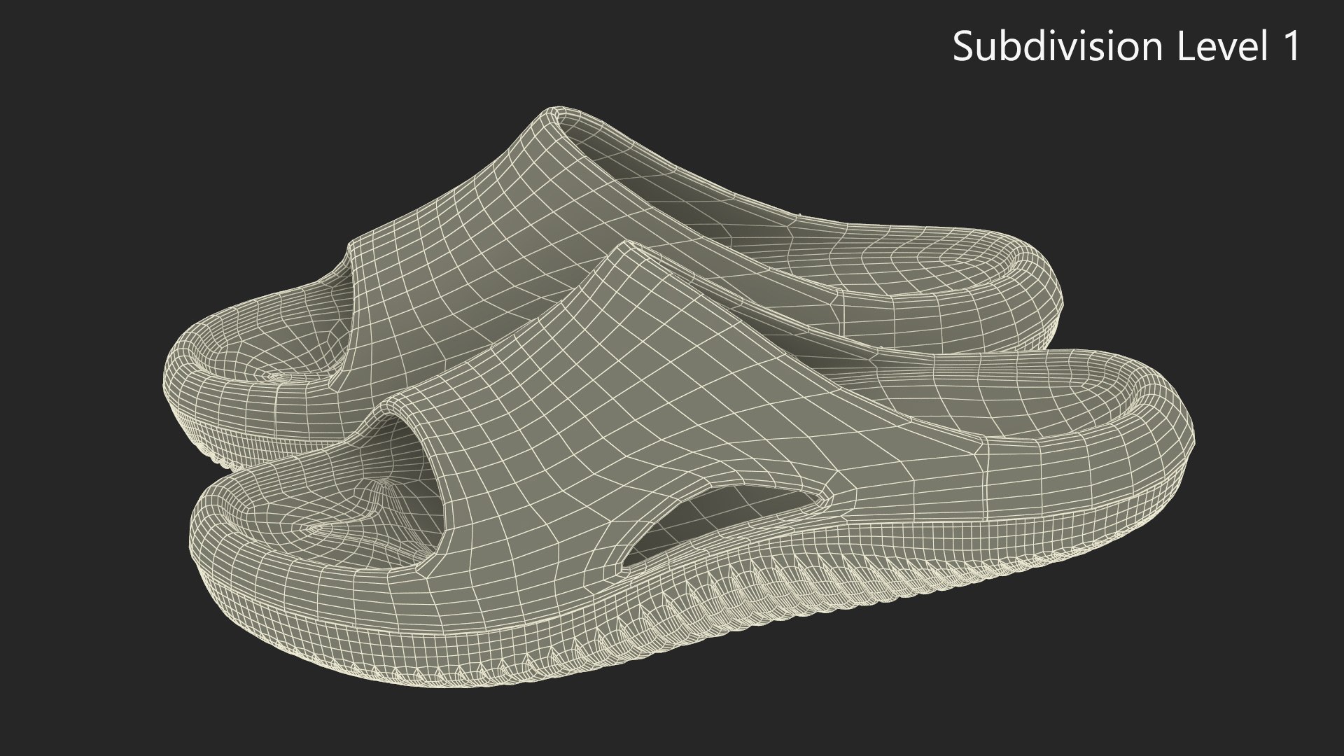 Crocs Mellow Slide Pink 3D Model - TurboSquid 2207092