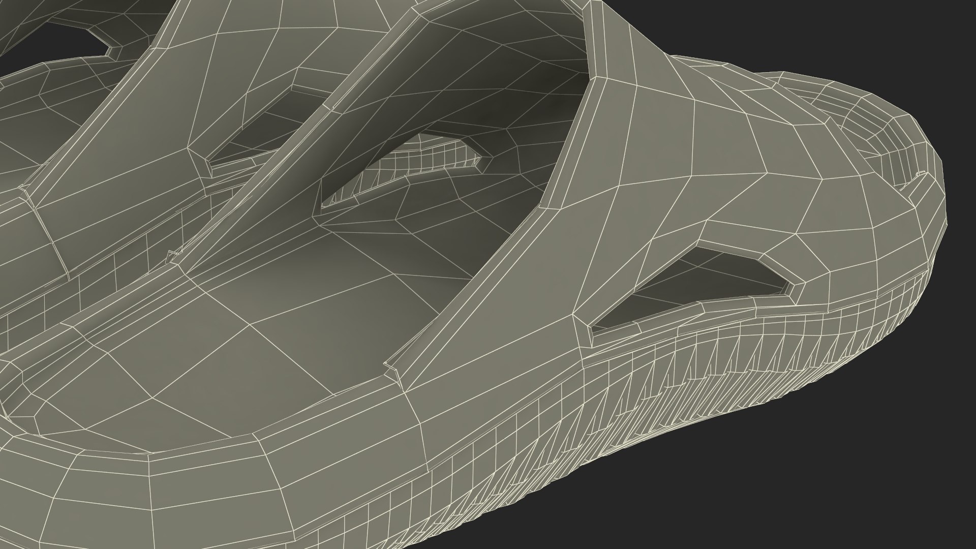 Crocs Mellow Slide Pink 3D Model - TurboSquid 2207092