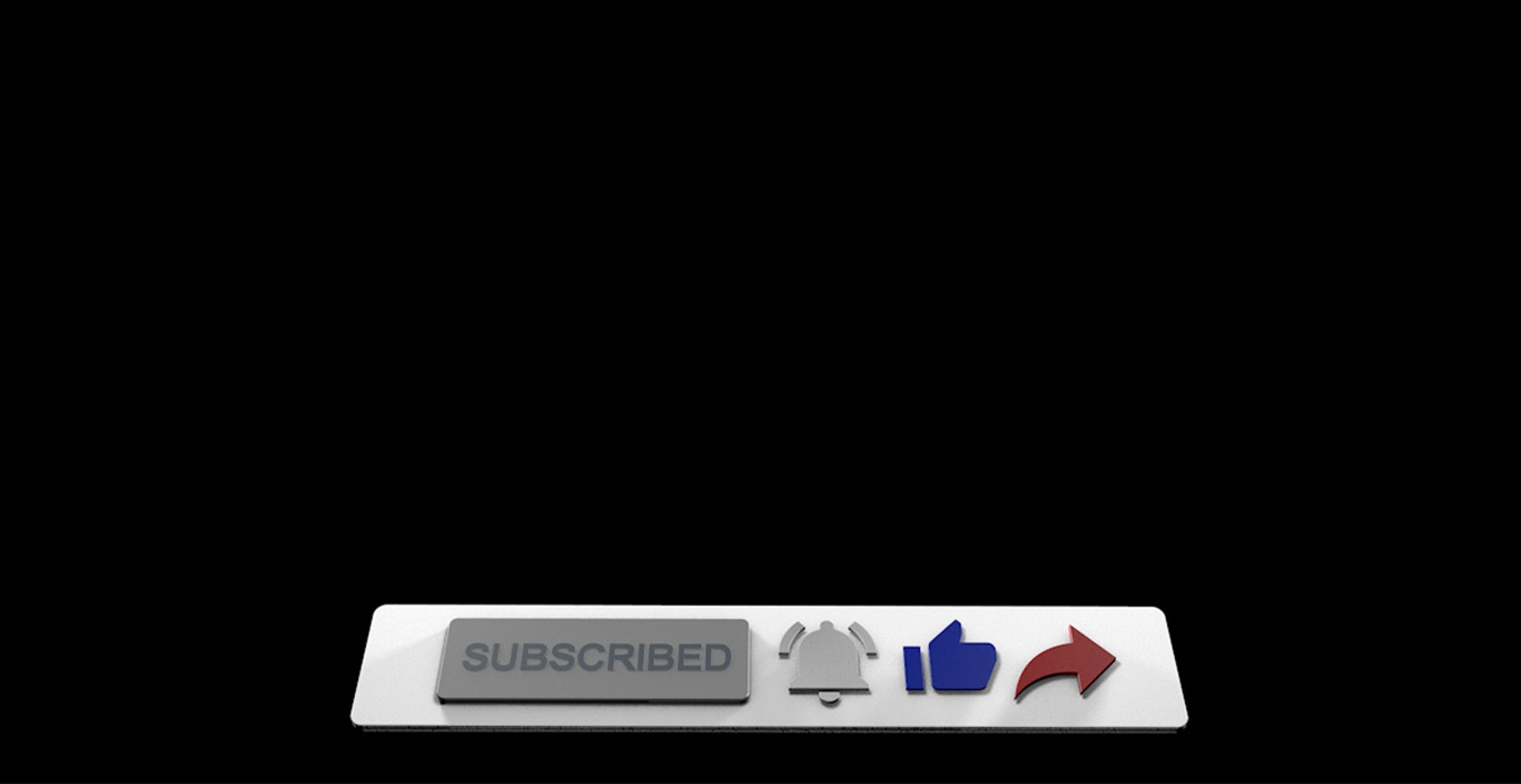 Subscribe Youtube Y 3D Model - TurboSquid 1528233