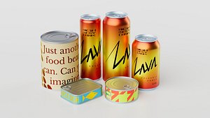 Aluminum & Tin Cans Bundle - Beverage and Food Containers