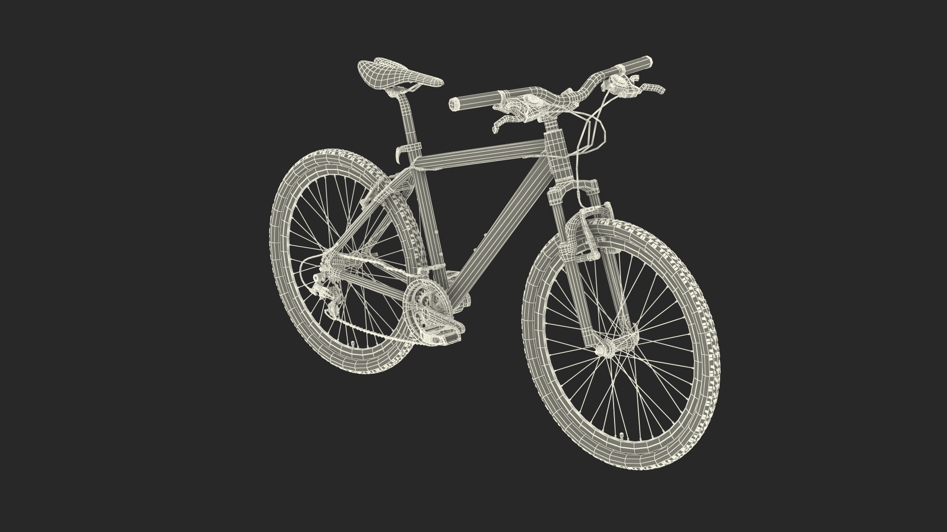 3D Mountain Bike Rigged - TurboSquid 2385558