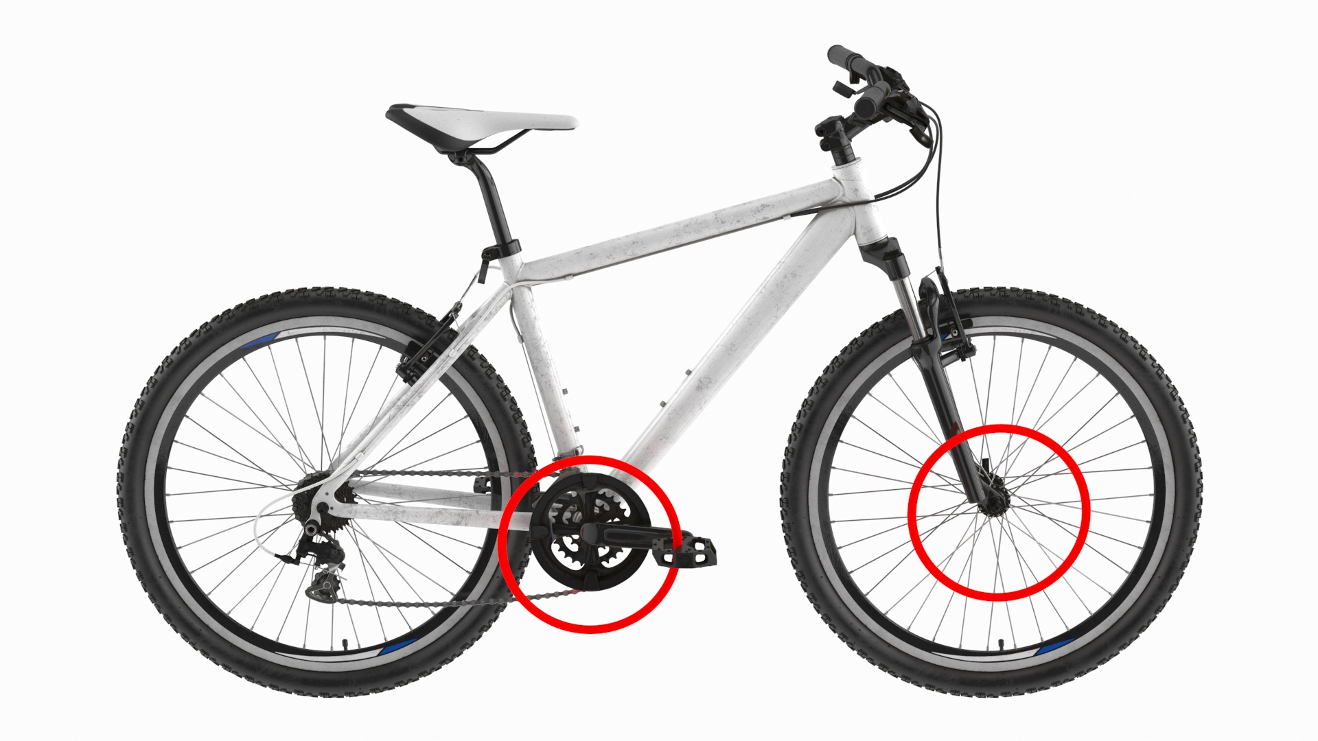 3D Mountain Bike Rigged - TurboSquid 2385558