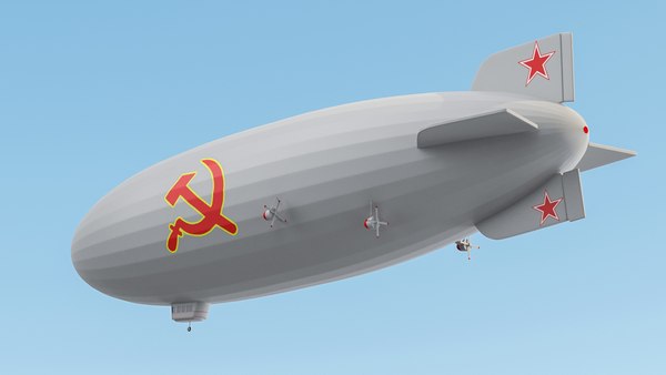 modelo 3d Dirigible soviético - TurboSquid 1827198