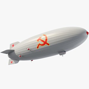 3D model Soviet Blimp
