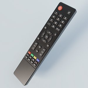 3D model Generic Remote Control TV