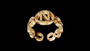 letter n ring