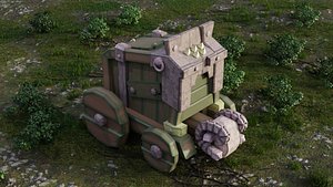 3D Wall breaker from clash of clans Low-poly 3D model