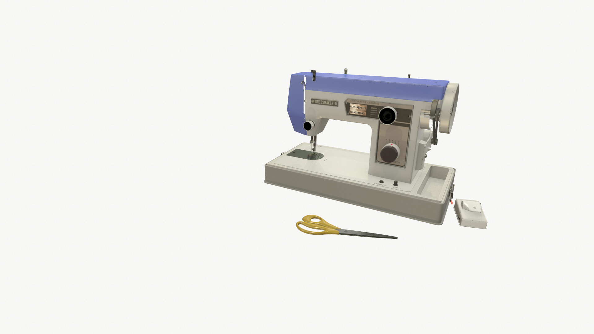 Sewing machine Dressmaker S3000 model https://p.turbosquid.com/ts-thumb/CA/QBJoIm/Kc/dressmakertt/png/1656333276/1920x1080/turn_fit_q99/36a39e6d39a85e11bf1965a2e864ce2e439fc49a/dressmakertt-1.jpg