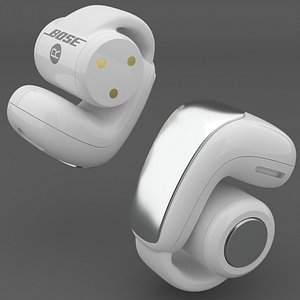 Bose ultra open earbuds White 3D model