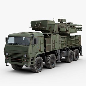 3D model Pantsir S1 Missile System