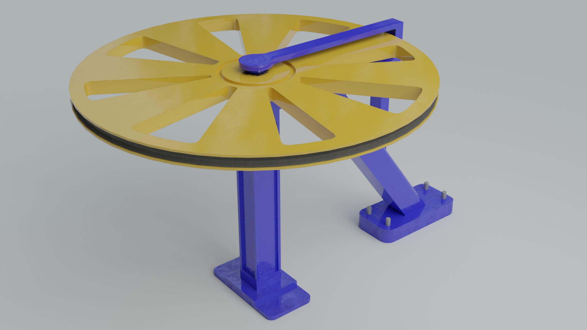 3D Ski Lift Gondola Bull Wheel - TurboSquid 2234833