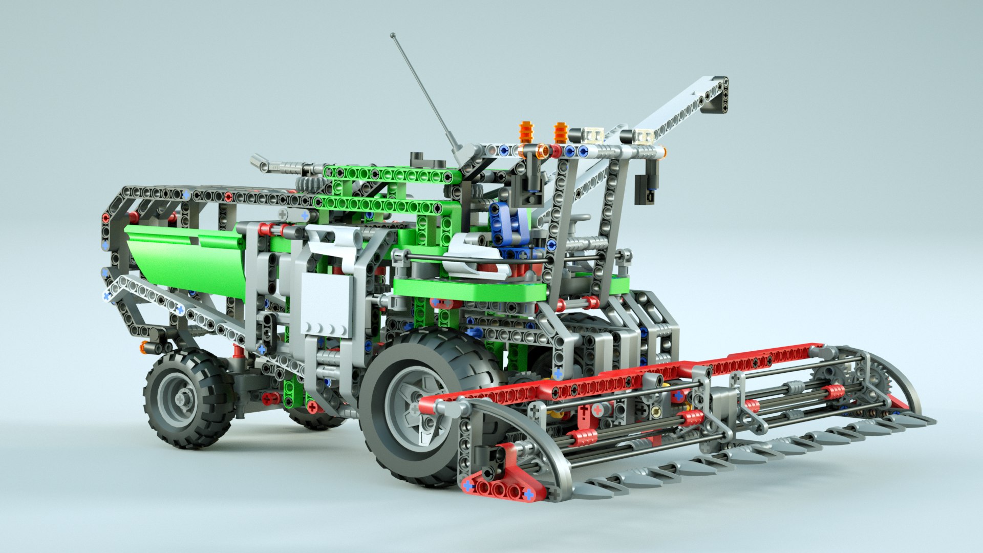 3D LEGO Combine Harvester Model - TurboSquid 1865552