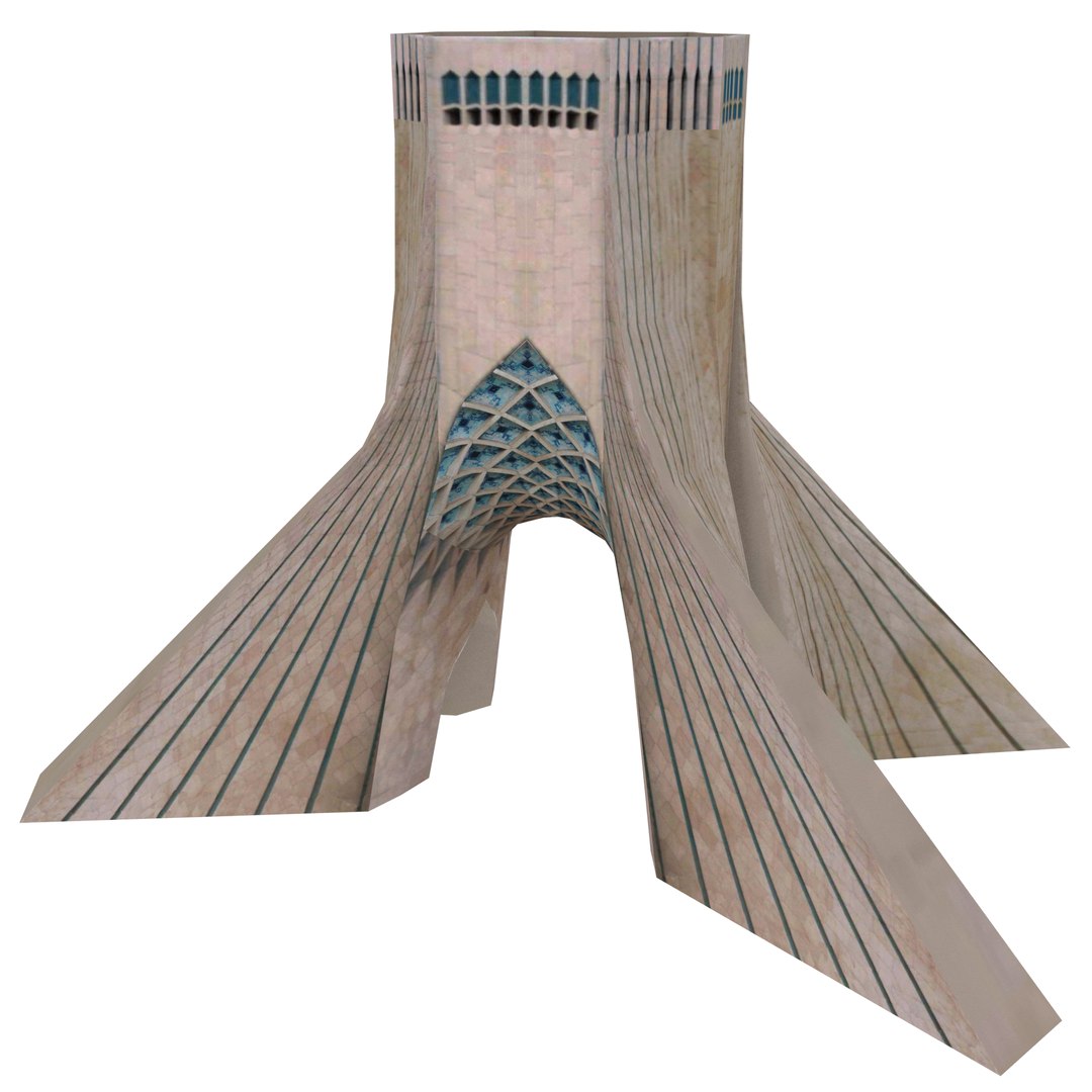 3D Azadi Tower Iran Model - TurboSquid 1178438