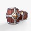 Stylized Wooden Barrel