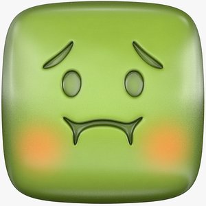 3D Smiley Face Emoji 23 model