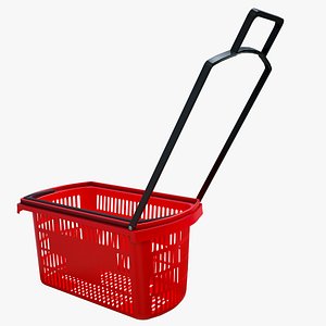 Shopping Basket Rigged 4 Skins PBR