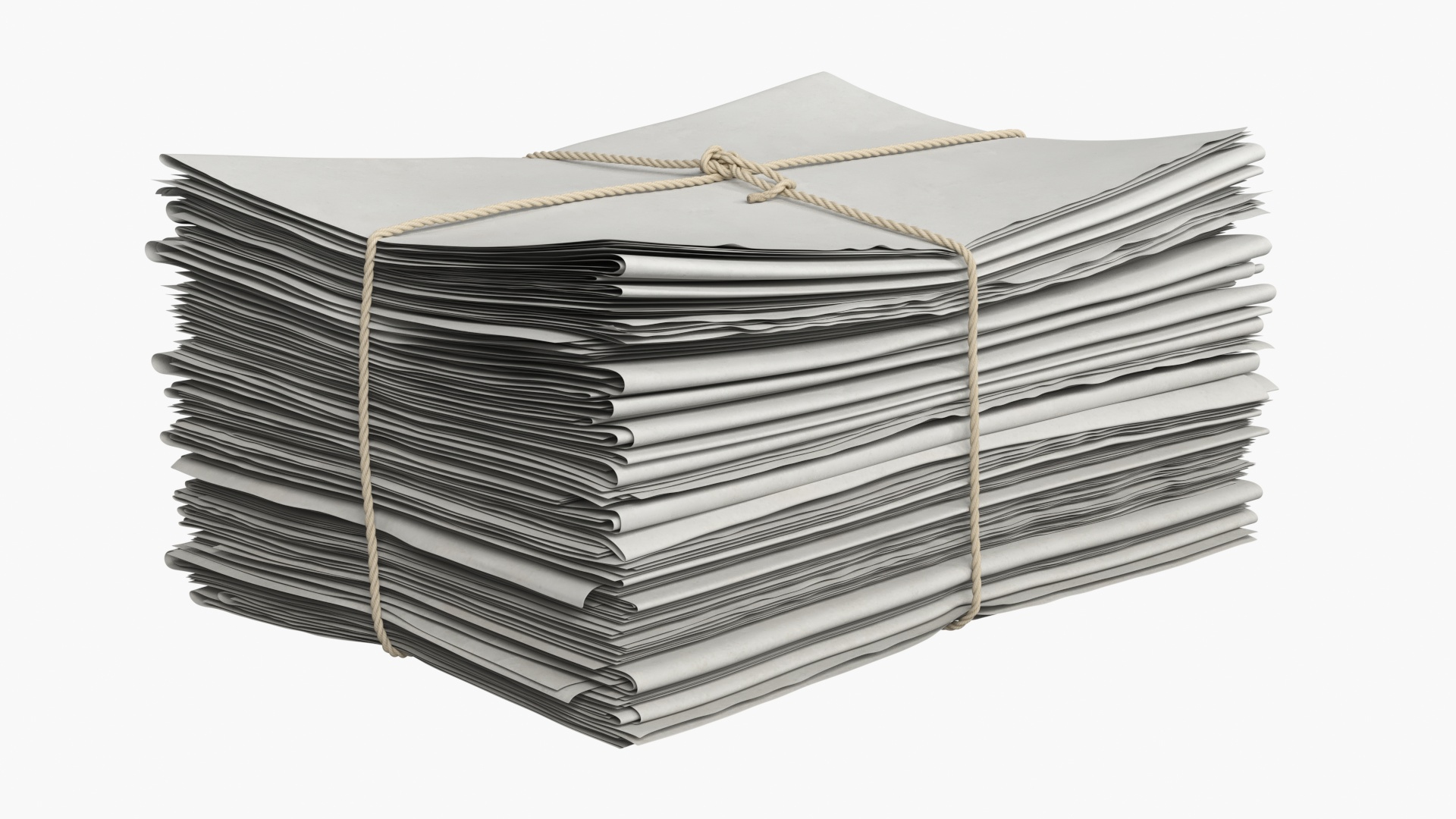 3D model Newspapers Tied with Rope White https://p.turbosquid.com/ts-thumb/CA/nI9qWw/nZ/newspapers_tied_with_rope_white_360/jpg/1780441127/1920x1080/turn_fit_q99/9e776d357307c7ebdd172cd6e9874972be8f7373/newspapers_tied_with_rope_white_360-1.jpg