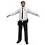 Security Guard LOD1 Rigged Pack