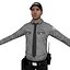 Security Guard LOD1 Rigged Pack