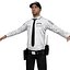 Security Guard LOD1 Rigged Pack