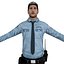 Security Guard LOD1 Rigged Pack