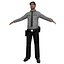 Security Guard LOD1 Rigged Pack
