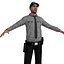 Security Guard LOD1 Rigged Pack