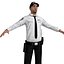 Security Guard LOD1 Rigged Pack