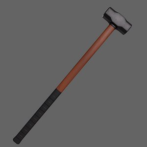 PBR Sledge Hammer V2d 3D model