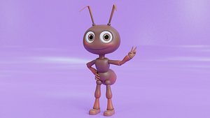 Cartoon Ant 3D model