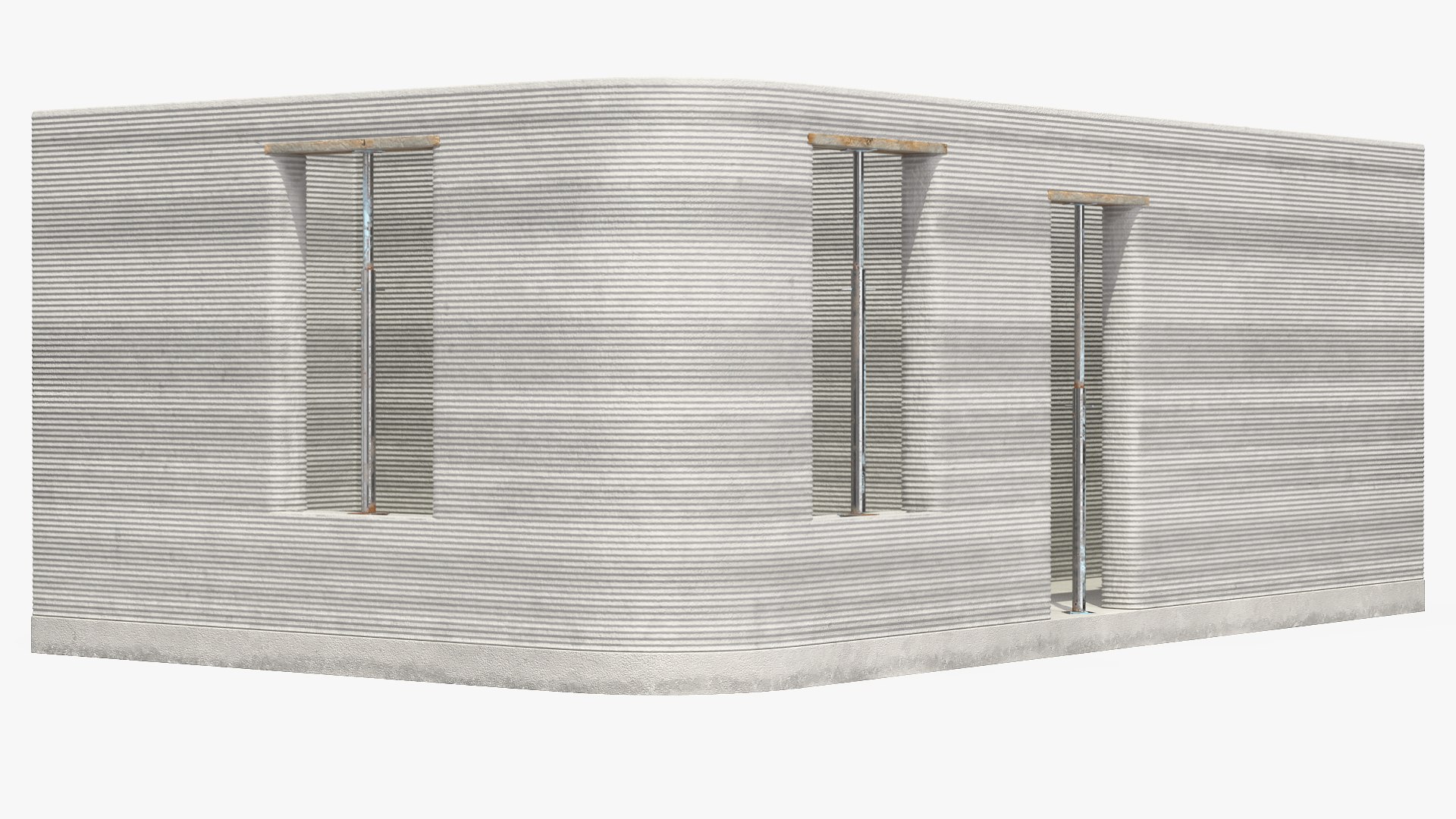 Printed House Module 3D model preview